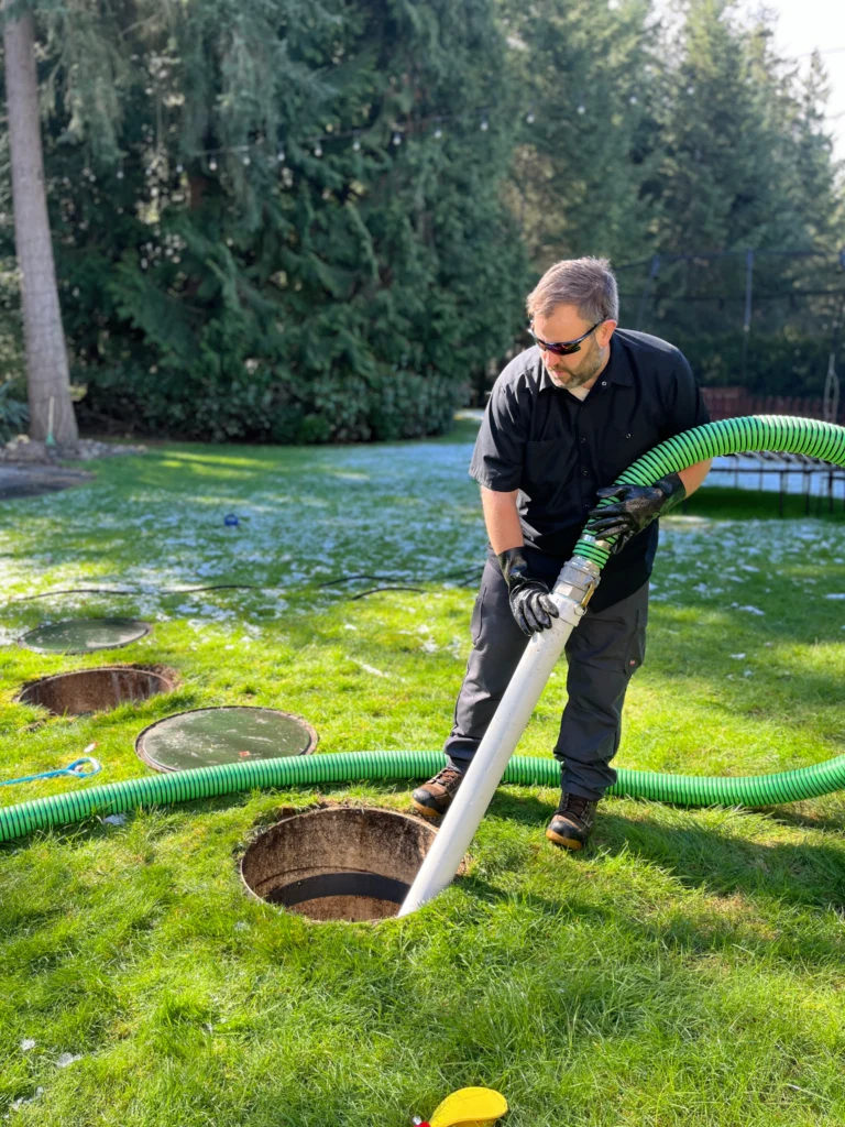 Josh Dorrough owns Puget Sound Septic in King County WA and can handle any job himself