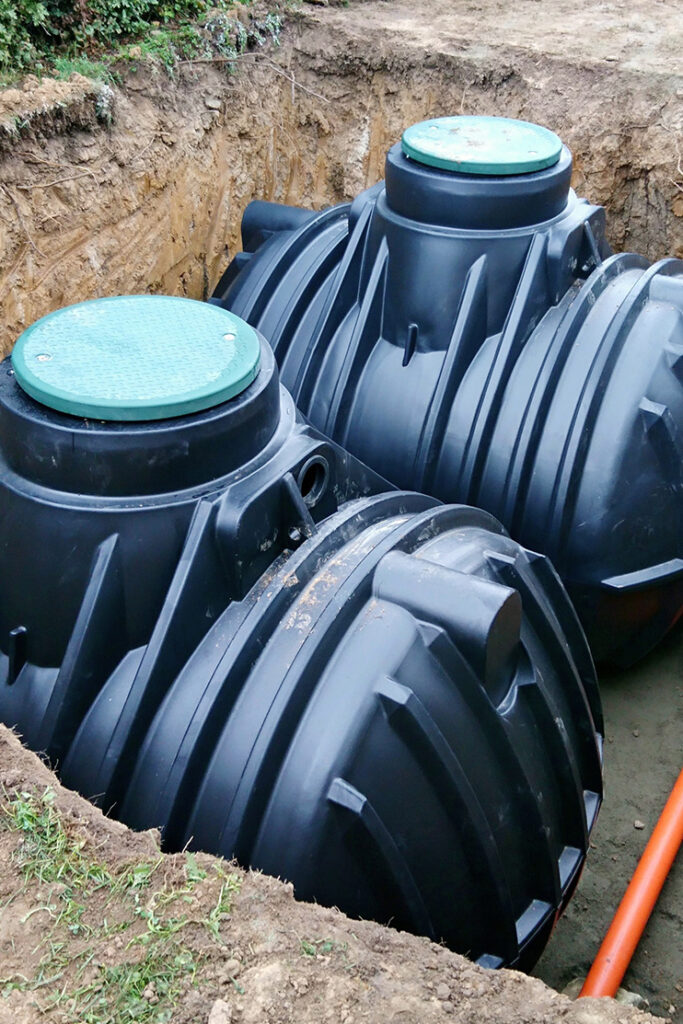 septic tanks